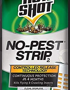 Hot Shot No-Pest Strip 2, Controlled Release Technology Kills Flying and Crawling Insects 2.29 Ounce (value Pack of 24)