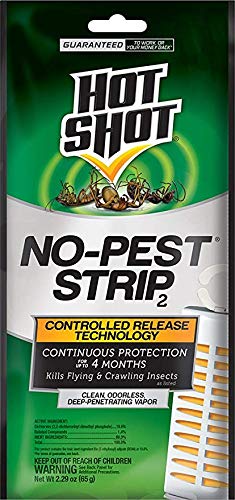 Hot Shot No-Pest Strip 2, Controlled Release Technology Kills Flying and Crawling Insects 2.29 Ounce (value Pack of 24)