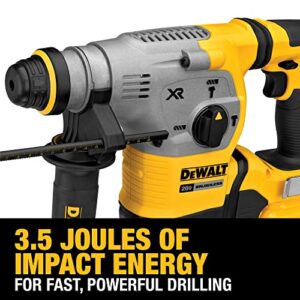 DEWALT 20V MAX* XR Rotary Hammer, SDS Plus Kit, 1-1/8-Inch (DCH293R2)