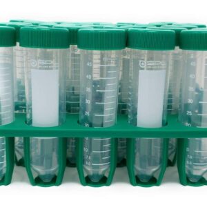 SPL 50ml Conical Centrifuge Tube PP/HDPE with PP Racks, Sterile, DNase/RNase - Free, (1 Rack (25 Tubes))