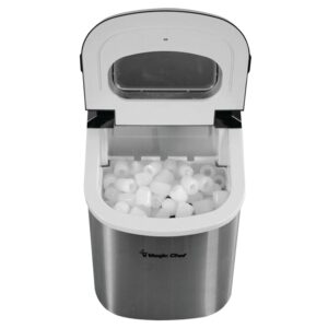 Magic Chef MCIM22ST 27Lb-Capacity Ice Maker Stainless