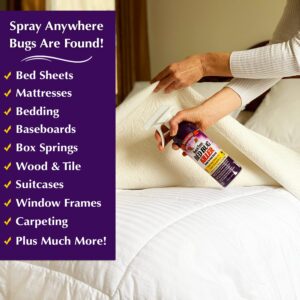 Nature’s MACE Bed Bug Killer 16oz, Kill BedBugs, Mites, Eggs, Bed BugSpray, Easy, Do-It-Yourself, Professional Bed Bug Spray, At-Home Solution, Mattress, Non-Toxic, Child & Pet Safe, Stain & Odor Free