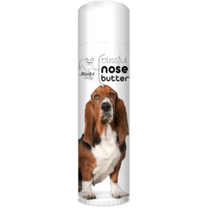 the blissful dog basset hound unscented nose butter - dog nose butter, 0.50 ounce