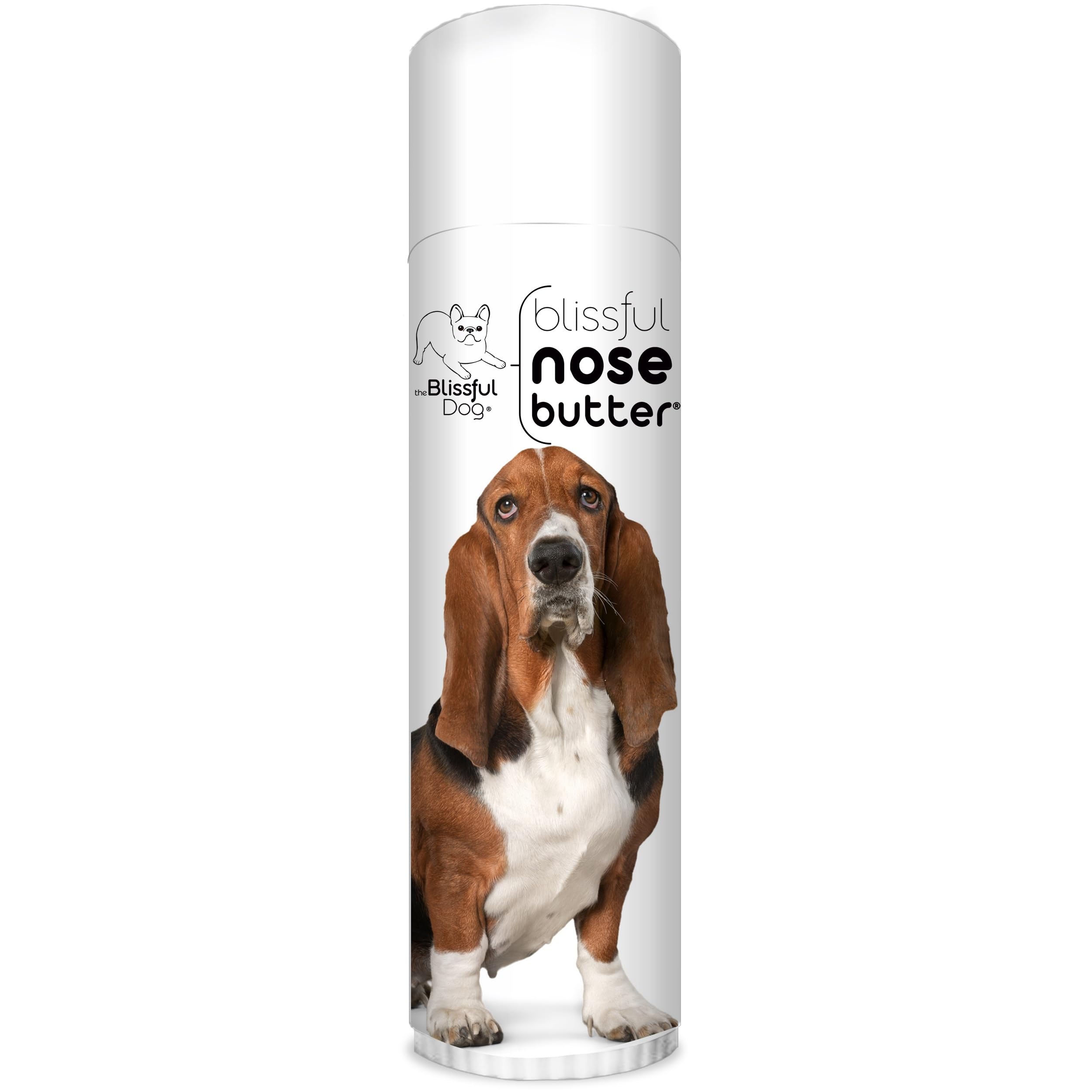 The Blissful Dog Basset Hound Unscented Nose Butter - Dog Nose Butter, 0.50 Ounce