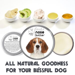 The Blissful Dog Beagle Nose Butter, Versatile Dog Nose Balm for Dry Nose, Handcrafted Nose Moisturizer, Easy-to-Apply Dog Essentials, Unscented, 1 oz.