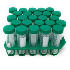 SPL 50ml Conical Centrifuge Tube PP/HDPE with PP Racks, Sterile, DNase/RNase - Free, (1 Rack (25 Tubes))