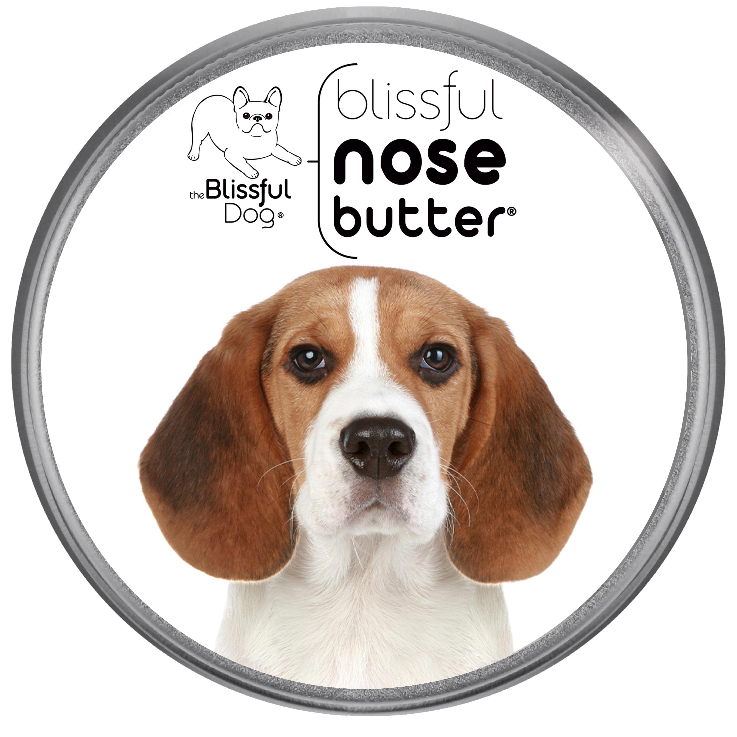 The Blissful Dog Beagle Nose Butter, Versatile Dog Nose Balm for Dry Nose, Handcrafted Nose Moisturizer, Easy-to-Apply Dog Essentials, Unscented, 1 oz.