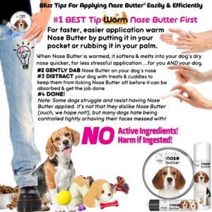 The Blissful Dog Beagle Nose Butter, Versatile Dog Nose Balm for Dry Nose, Handcrafted Nose Moisturizer, Easy-to-Apply Dog Essentials, Unscented, 1 oz.