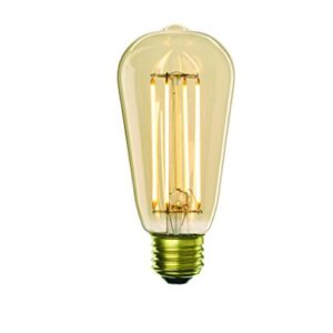 Bulbrite LED ST18 Dimmable Medium Screw Base (E26) Light Bulb, 60 Watt Equivalent, 2200K, Antique