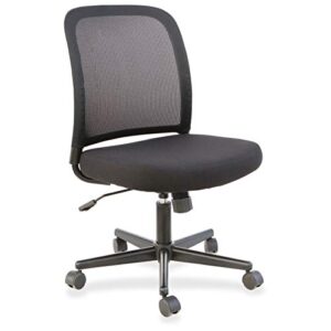 Lorell LLR83304 Mesh Armless Mid-Back Task Chair