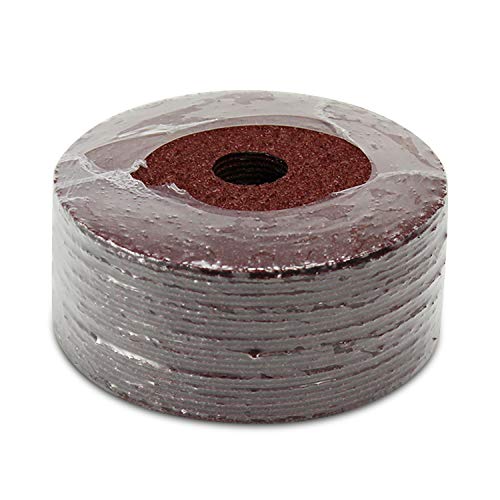 BHA Aluminum Oxide Resin Fiber Sanding and Grinding Discs, 5” x 7/8”, 36 Grit - 25 Pack