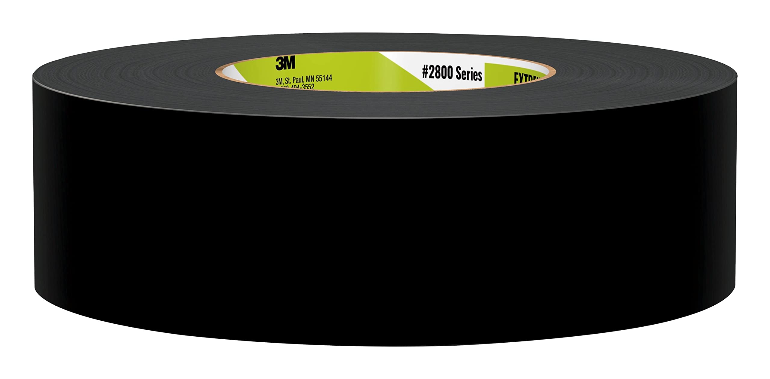 3M Extreme Hold Duct Tape, 1.88 Inches x 35 Yards, Black, Heavy-Duty, Double-Thick Adhesive, Waterproof Backing, Tough Repairs