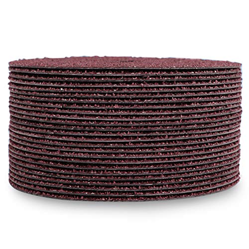 BHA Aluminum Oxide Resin Fiber Sanding and Grinding Discs, 5” x 7/8”, 36 Grit - 25 Pack