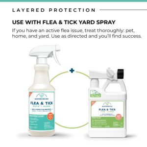 Wondercide - Flea, Tick & Mosquito Spray for Dogs, Cats, and Home - Flea and Tick Killer, Control, Prevention, Treatment - with Natural Essential Oils - Pet and Family Safe - Cedarwood 32 oz