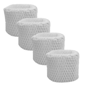 4-pack air filter factory replacement for holmes hwf62, hwf62d, hwf-62, h62, h-62 humidifier wick filter