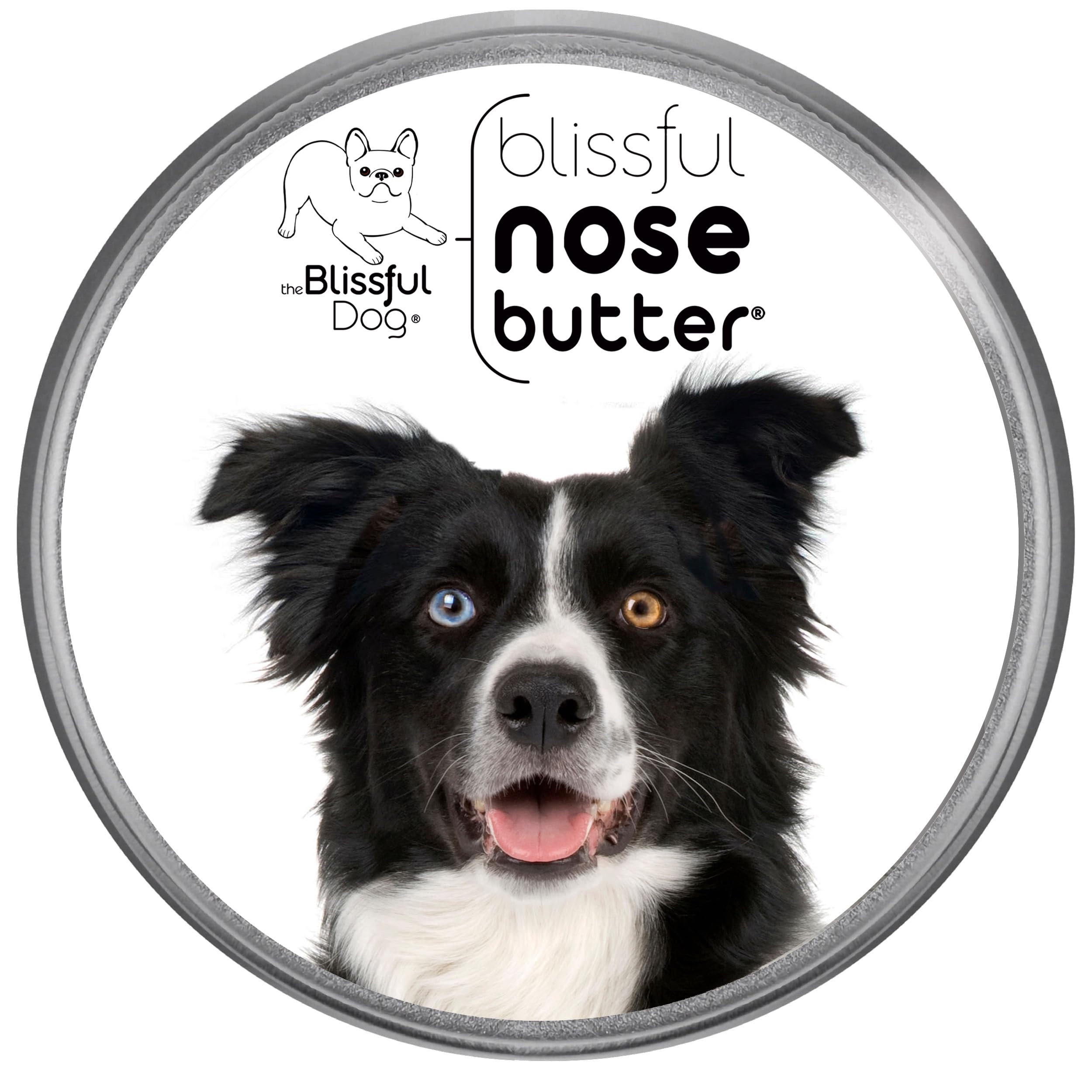 The Blissful Dog Border Collie Unscented Nose Butter, 2-Ounce