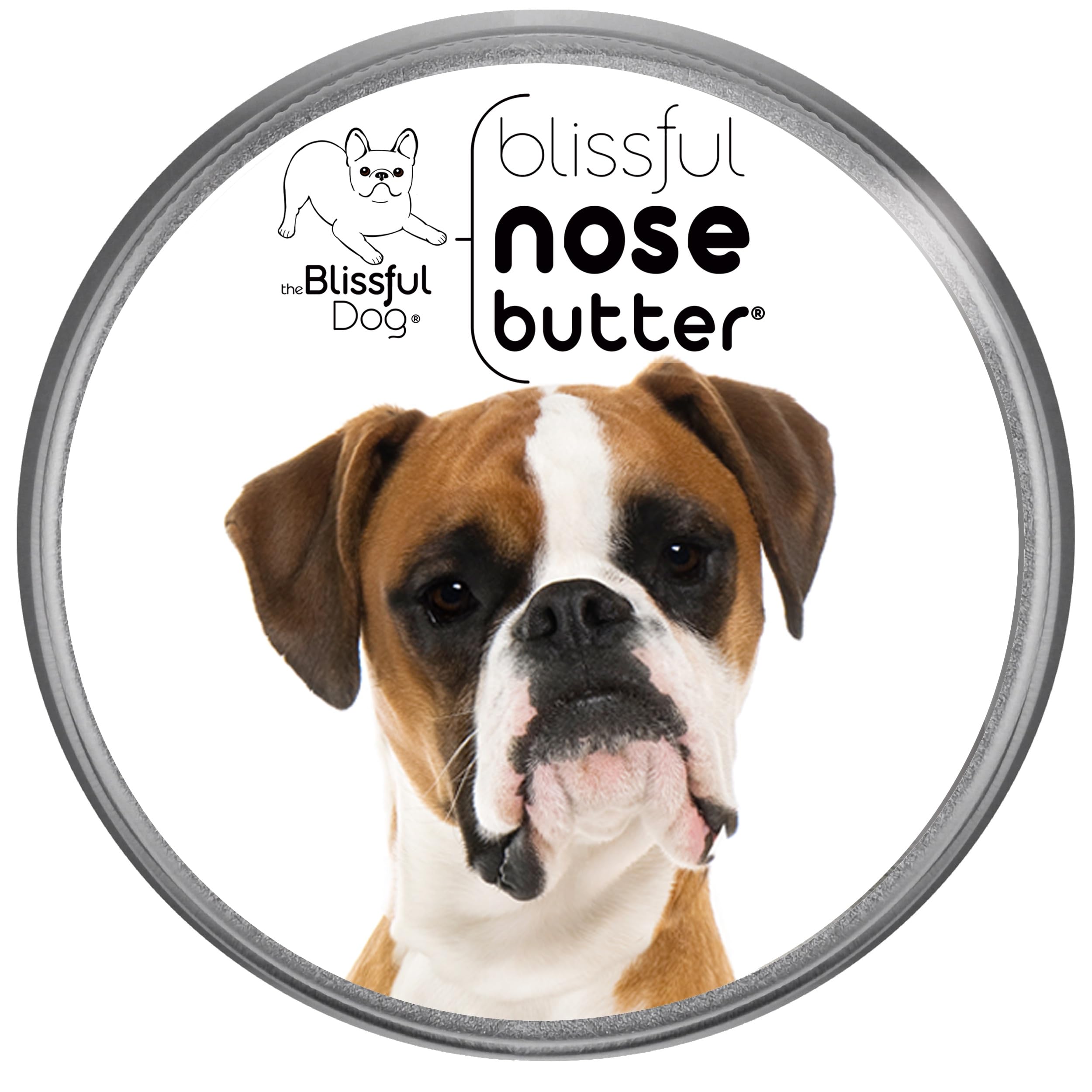 The Blissful Dog Fawn Boxer Unscented Nose Butter, 4-Ounce