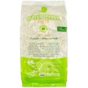 absorbent industries diatomaceous earth food grade (fresh water type) 10lb bag codex de (0.5)