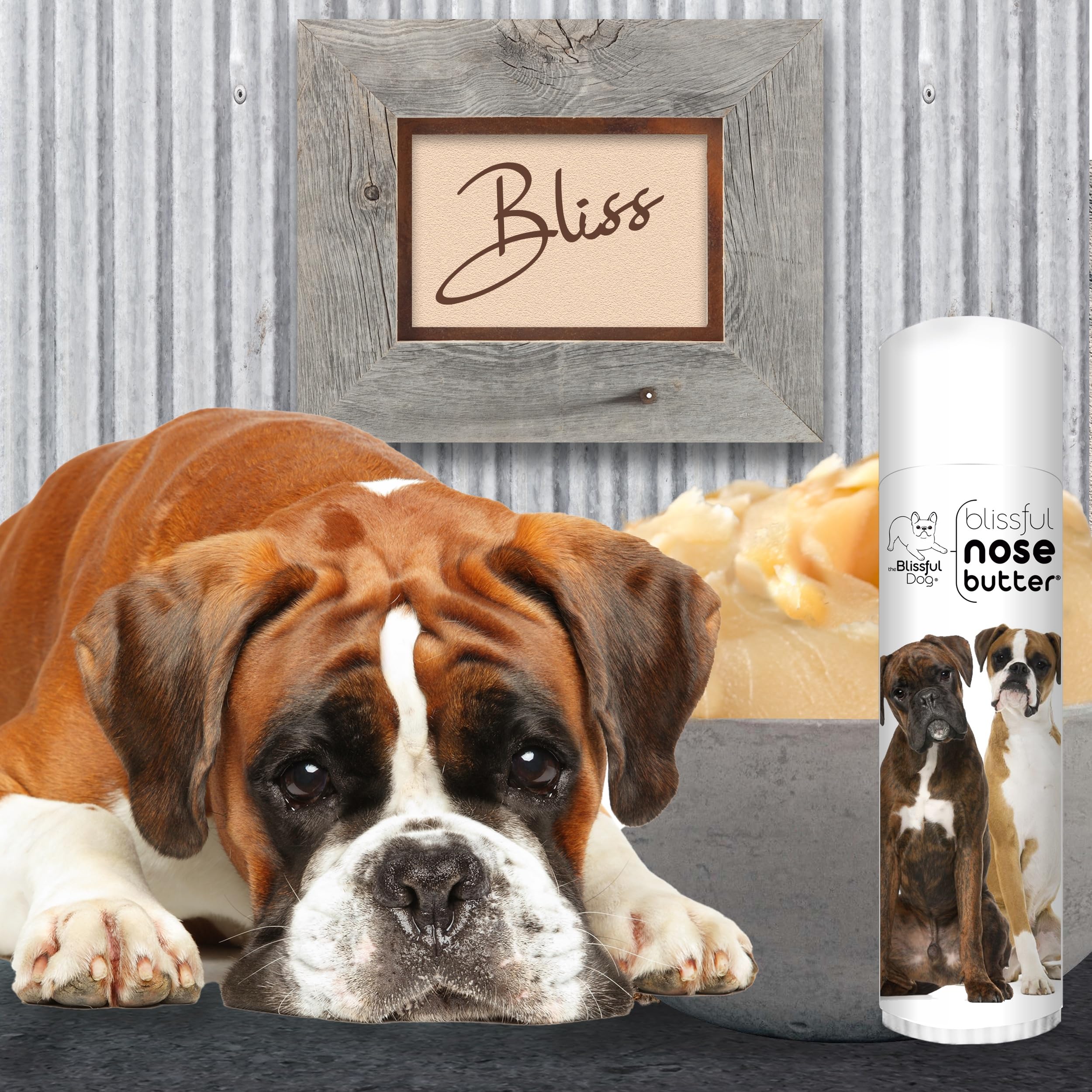 The Blissful Dog Boxer Duo Unscented Nose Butter, 0.50-Ounce