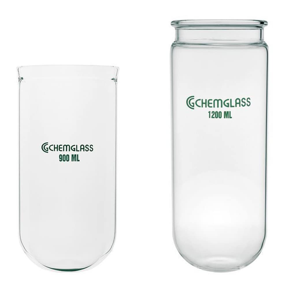 Chemglass CG-1611-24 Series CG-1611 Model P/N 149088 Freeze Dry Flask, Virtis Style, 600 mL