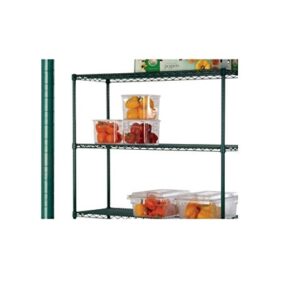 Commercial Green Epoxy Wire Shelving Posts 74" - 4 Posts