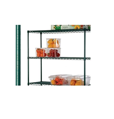 Commercial Green Epoxy Wire Shelving Posts 74" - 4 Posts