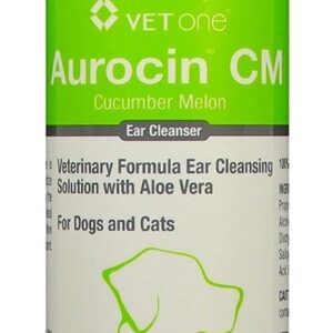 Aurocin CM (Cucumber Melon Scent) Ear Cleanser with Aloe 8-oz