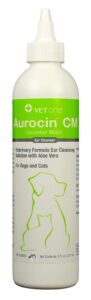 aurocin cm (cucumber melon scent) ear cleanser with aloe 8-oz