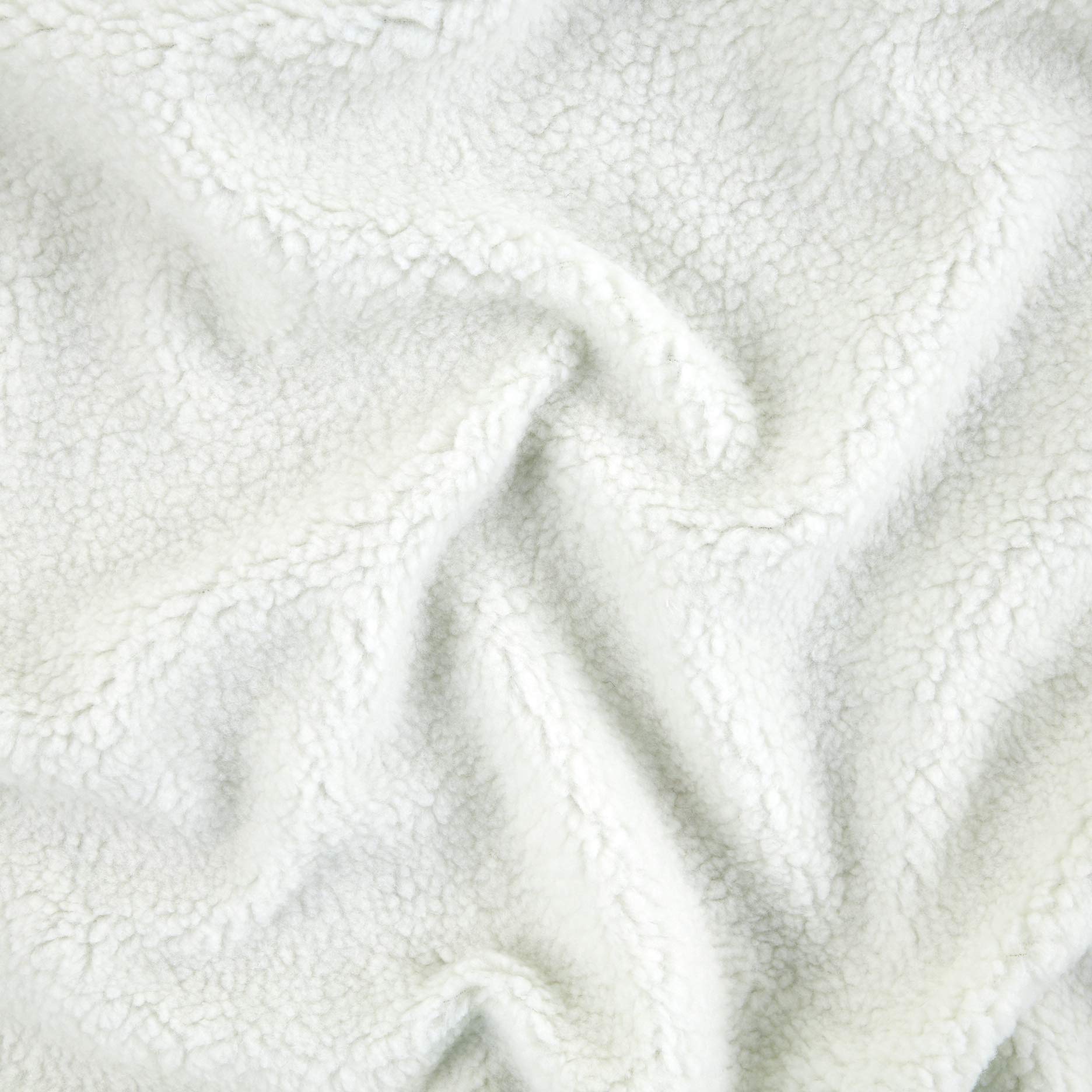 Shannon Faux Fur Sherpa Ivory, Fabric by the Yard