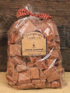 thompson's candle co super scented crumbles/wax melts 32 oz gingerbread