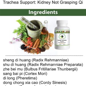 PawHealer Breathing Problems - Trachea Support: Kidney Not Grasping The Qi Formula - Herbal Remedy for Dogs with Breathing/Wheezing Difficulties - Premium-Grade Herbs