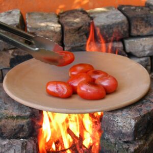 Ancient Cookware, Mexican Clay Comal Griddle, Extra Large, 22 Inches