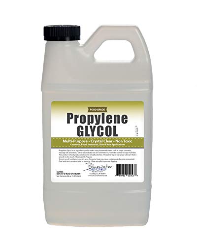 Propylene Glycol - Half Gallon - USP Certified Food Grade - Highest Purity, Humectant, Fog Machine, Humidor & Antifreeze Solution, DIY