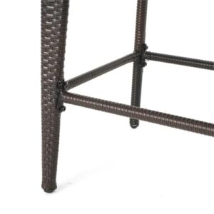 Christopher Knight Home Anaya Wicker Bar Stool, 45", Multibrown