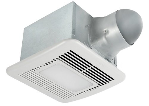 Delta Electronics (Americas) Ltd. SIG80-110DLED BreezSignature BreezSignature-SIG80-110DLED-80/110 Exhaust Fan/LED Night-Light with Dual Speed, 80/110 CFM