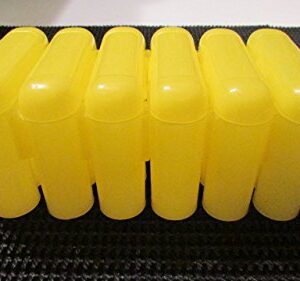 APGOLF 4 New 1 oz Gold Mining Glass Vials and Vial Case Holder Interlocking Nesting Green