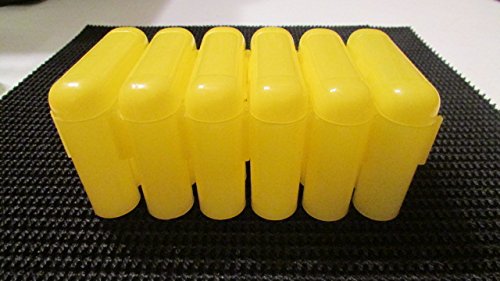 APGOLF 4 New 1 oz Gold Mining Glass Vials and Vial Case Holder Interlocking Nesting Green