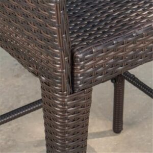 Christopher Knight Home Anaya Wicker Bar Stool, 45", Multibrown