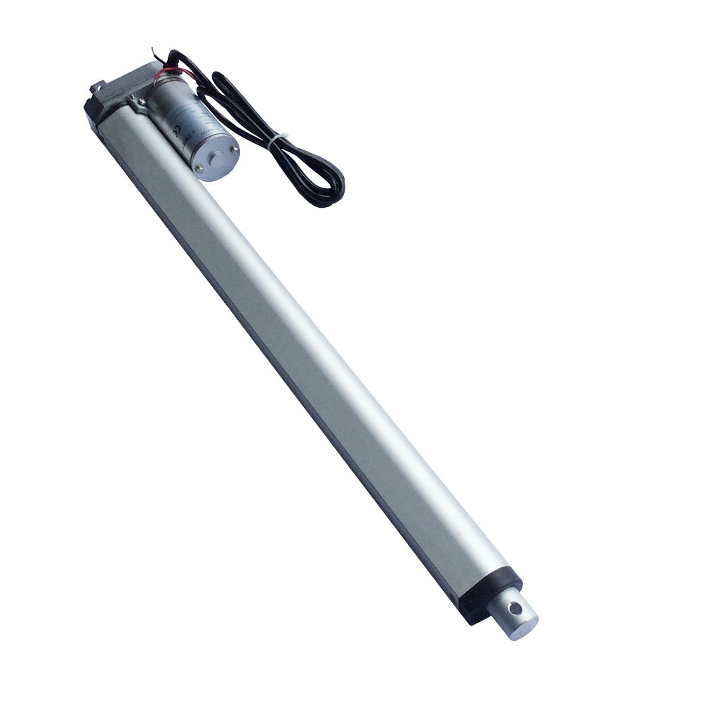 BEMONOC 12Vdc Stroke 300mm 12" Force 300N Linear Actuator Motor Fast Speed Speed 30mm/sec