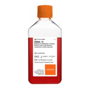 mediatech 15-013-lb dulbecco's modification of eagle's medium, powder, 4.5 g/l glucose and sodium pyruvate without l-glutamine, 20 l