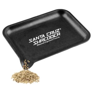 santa cruz shredder tray - smooth rounded edges, spout for easy filling - durable design for effortless experience