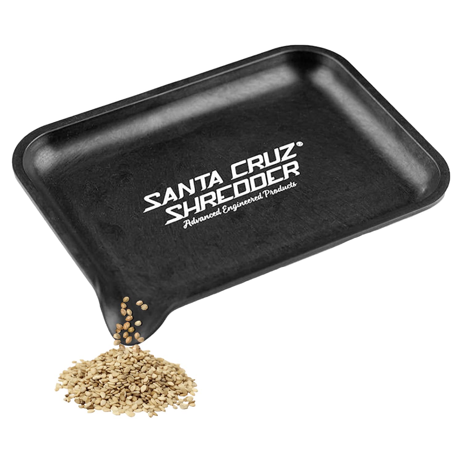 Santa Cruz Shredder Tray - Smooth Rounded Edges, Spout for Easy Filling - Durable Design for Effortless Experience