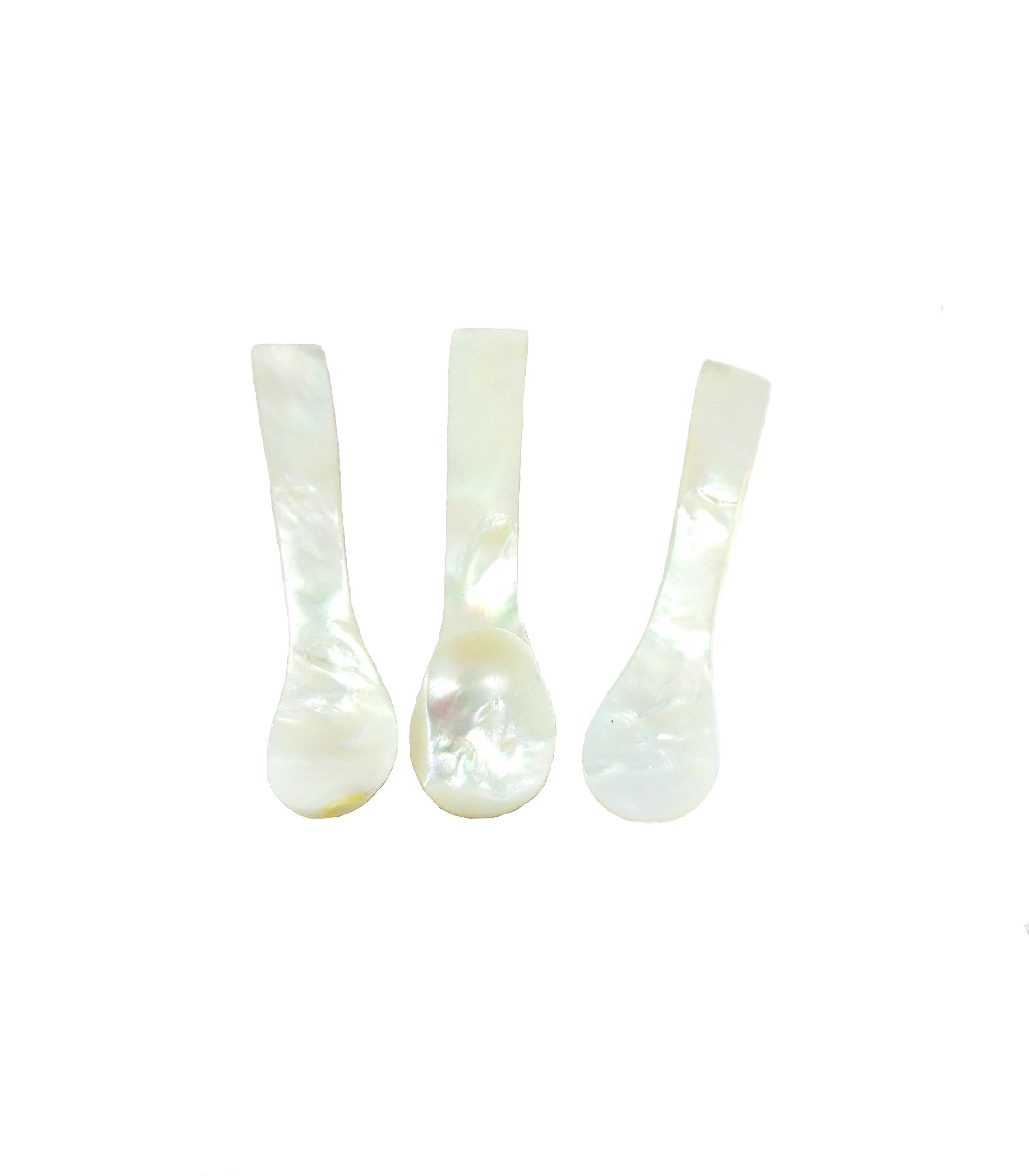 Set of 3 Hand craft Mother of pearl caviar spoon (3 QTY, 2.5 Inches)