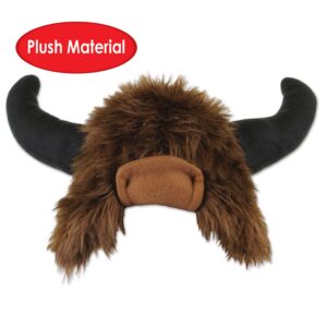 Plush Buffalo Hat