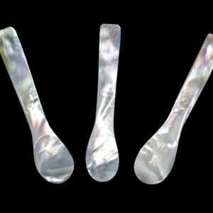 Set of 3 Hand craft Mother of pearl caviar spoon (3 QTY, 2.5 Inches)