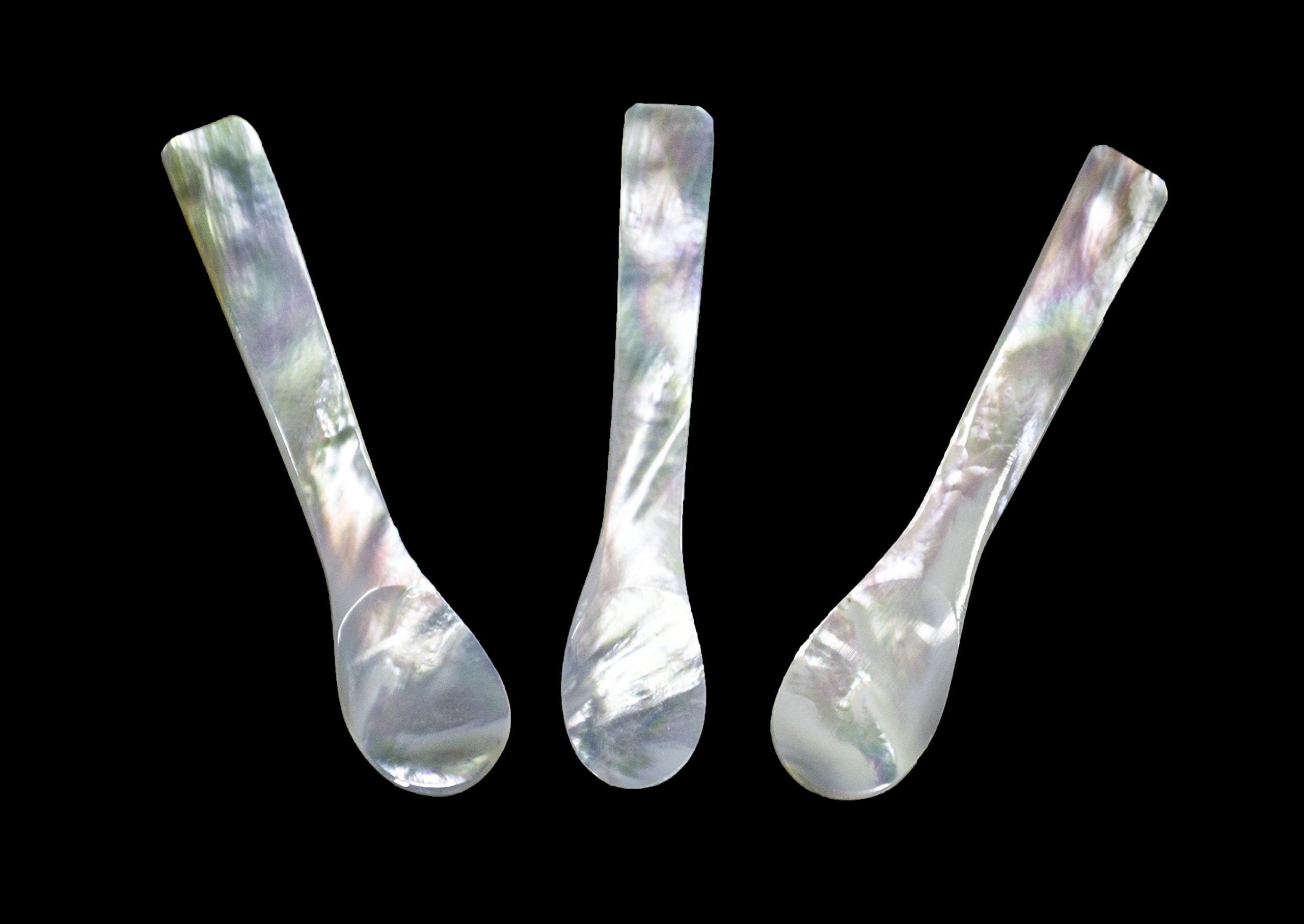 Set of 3 Hand craft Mother of pearl caviar spoon (3 QTY, 2.5 Inches)