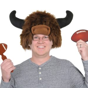 Plush Buffalo Hat