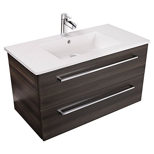 Cutler Kitchen and Bath Silhouette Wall Hung Bathroom Vanity, 30 Inches