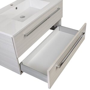 Cutler Kitchen and Bath Silhouette Wall Hung Bathroom Vanity, 30 Inches