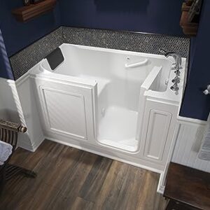 American Standard 3260.219.SRW Acrylic Soaking 32"x60" Right Side Door Walk-In Bathtub in White